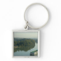 France, Avignon, Provence, Van Gogh riverboat Keychain
