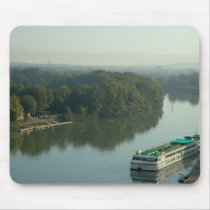 France, Avignon, Provence, Van Gogh riverboat Mouse Pads
