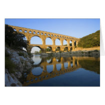 France, Avignon. The Pont du Gard Roman aqueduct