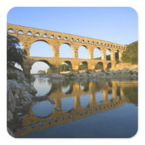 France, Avignon. The Pont du Gard Roman aqueduct