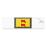 France-Bearn Flag Bumper Sticker
