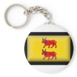 France-Bearn Flag Key Chains