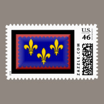 France-Berry Flag stamps