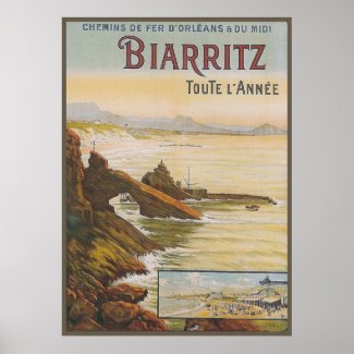 France Biarritz Posters