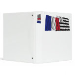 France &amp; Bretagne waving flags Vinyl Binders