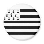 France Brittany Flag Fridge Magnets