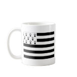 France Brittany Flag Coffee Mugs