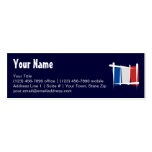 France Brush Flag Business Card Templates
