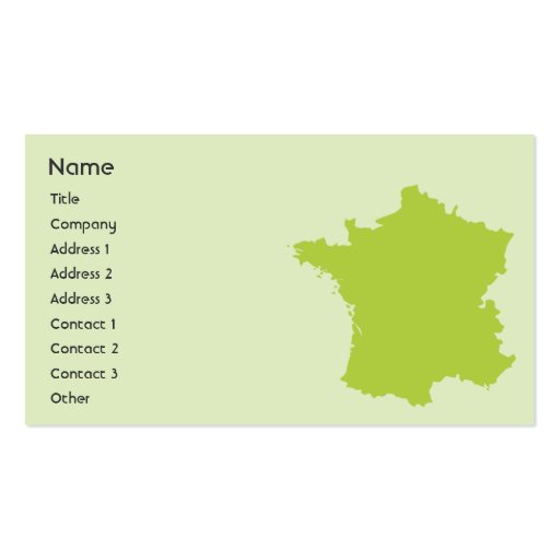 France - Business Business Card Templates