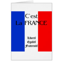 France Greeting Card