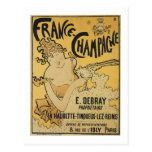 France-Champagne Postcard