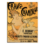 France Champagne Vintage Wine Drink Ad Art Postcards