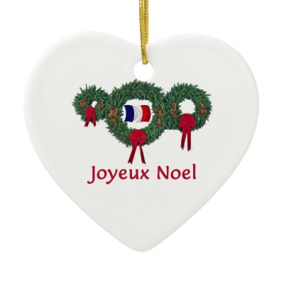 France Christmas 2 Ornaments