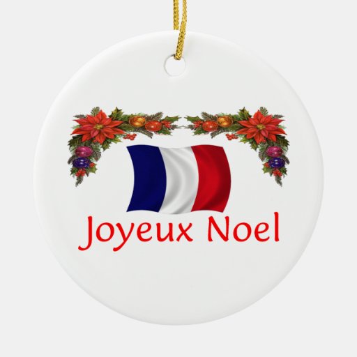 France Christmas Ceramic Ornament Zazzle