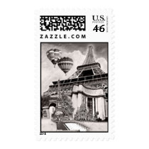 france-collage2 postage stamp