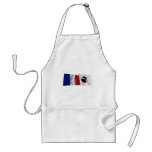 France & Corse waving flags aprons