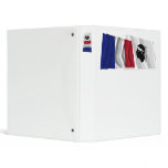 France & Corse waving flags binders