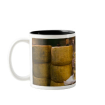 France, Corsica. Local cheeses and charcuterie Mug