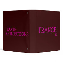 FRANCE EARTH COLLECTIONS BINDERS