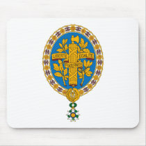 France Emblem Mousepad by FlagTshirts France Emblem Mousepad