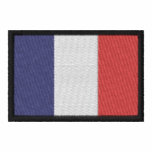 France Embroidered Hoody