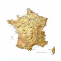 France Flag and Map T-Shirt by FlagAndMap France Flag and Map T-Shirt