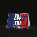 France Flag Birthday Card by FlagAndMap France Flag Birthday Card