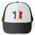 France Flag Colors! hats