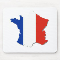 France Flag Colors! mousepads