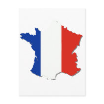 France Flag Colors! postcards