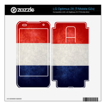 France Flag; Decals For LG Optimus 2X