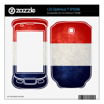 France Flag; French; Decal For LG Optimus T