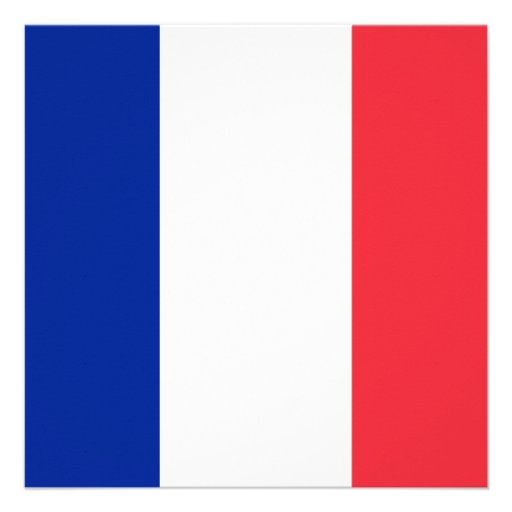 France Flag Invitation