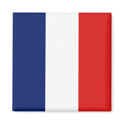 France Flag Magnet by FlagAndMap