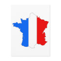 France flag map postcards by FlagStore France flag map postcards