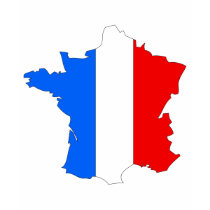 France flag map t-shirts