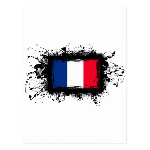 France Flag Postcards
