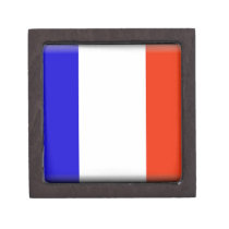 France Flag Premium Trinket Box