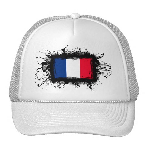 France Flag Trucker Hats