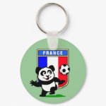 This adorable little panda is too cute! He's featured in front of a large flag from France and ready to play football and score some goals. This cute design is perfect for football players and soccer fans.