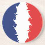 France Gnarly Flag coasters by Flagnostic France Gnarly Flag coasters
