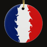 France Gnarly Flag ornaments by Flagnostic France Gnarly Flag ornaments