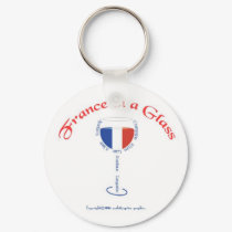 France in a Glass keychains by earth2jupiter France in a Glass keychains