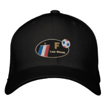 France Les bleus French flag Black cap embroidered hats by SoccerJersey France Les bleus French flag Black cap embroidered hats