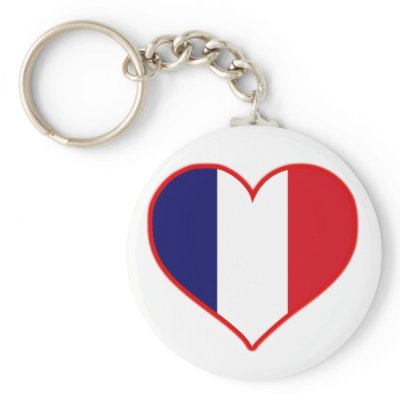 France Love keychains