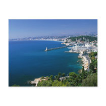 France, Nice, aerial view of the port Postcards