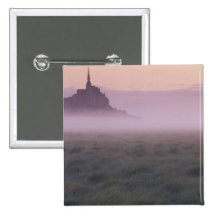 FRANCE, Normandy Mont St. Michel. Morning Mist Pins
