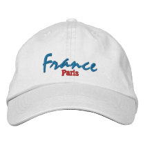 France, Paris Custom Hat embroidered hats