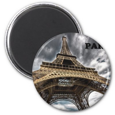France Paris Eiffel Tower (by St.K) Magnet