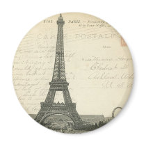 France - Paris - Eiffel Tower Magnet by creativechateau France - Paris - Eiffel Tower Magnet